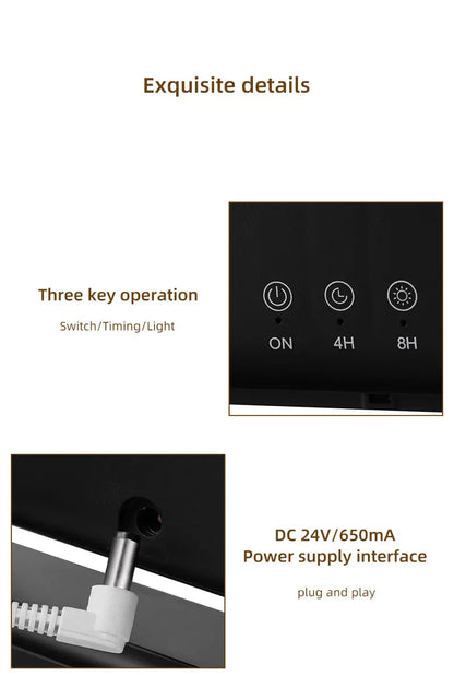 Retro Ship Air Humidifier Ultrasonic Aromatherapy Diffusers Mist Maker Fragrance Essential Oil Aroma Difusor Remote control