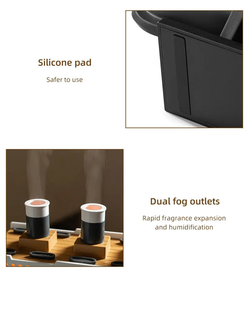 Retro Ship Air Humidifier Ultrasonic Aromatherapy Diffusers Mist Maker Fragrance Essential Oil Aroma Difusor Remote control